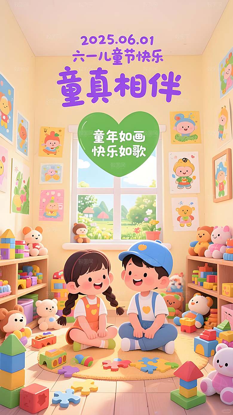 六一儿童节宣传海报