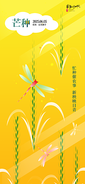芒种二十四节气海报