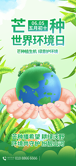 芒种二十四节气海报