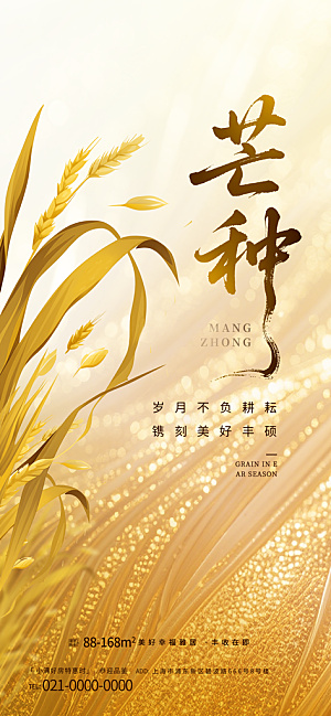 二十四节气芒种海报