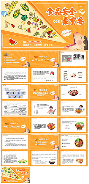 学校学生食品安全宣传教育主题班会