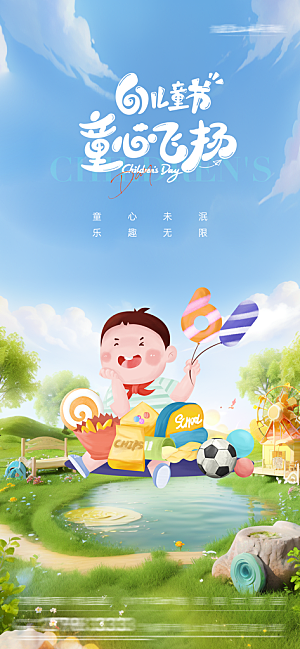 国际儿童节六一海报