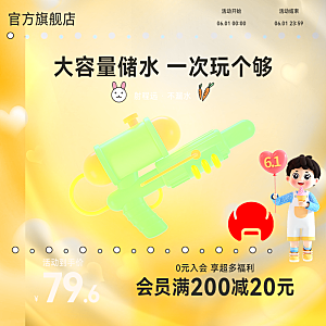 淘宝电商61儿童节活动促销主图