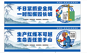 安全生产标语宣传海报