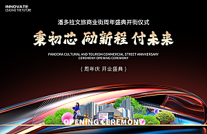 商业街周年庆开街仪式