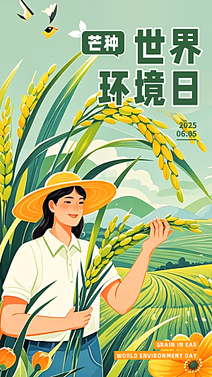 世界环境日保护地球生态环保低碳节能海报