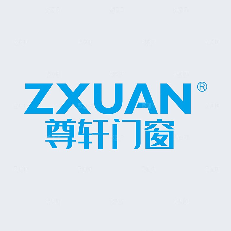 尊轩门窗logo