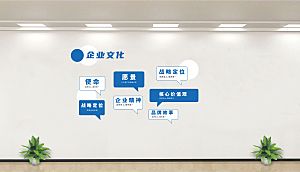 公司企业文化背景墙