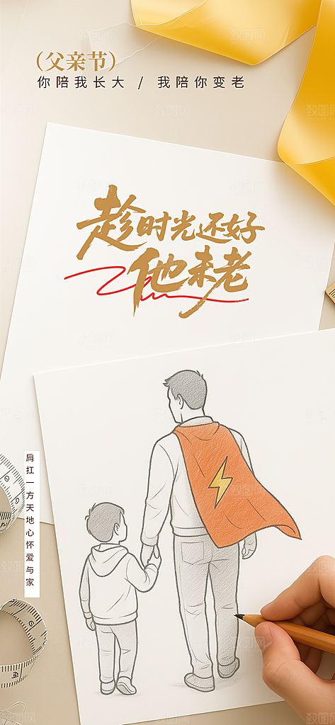 父亲节节日活动海报