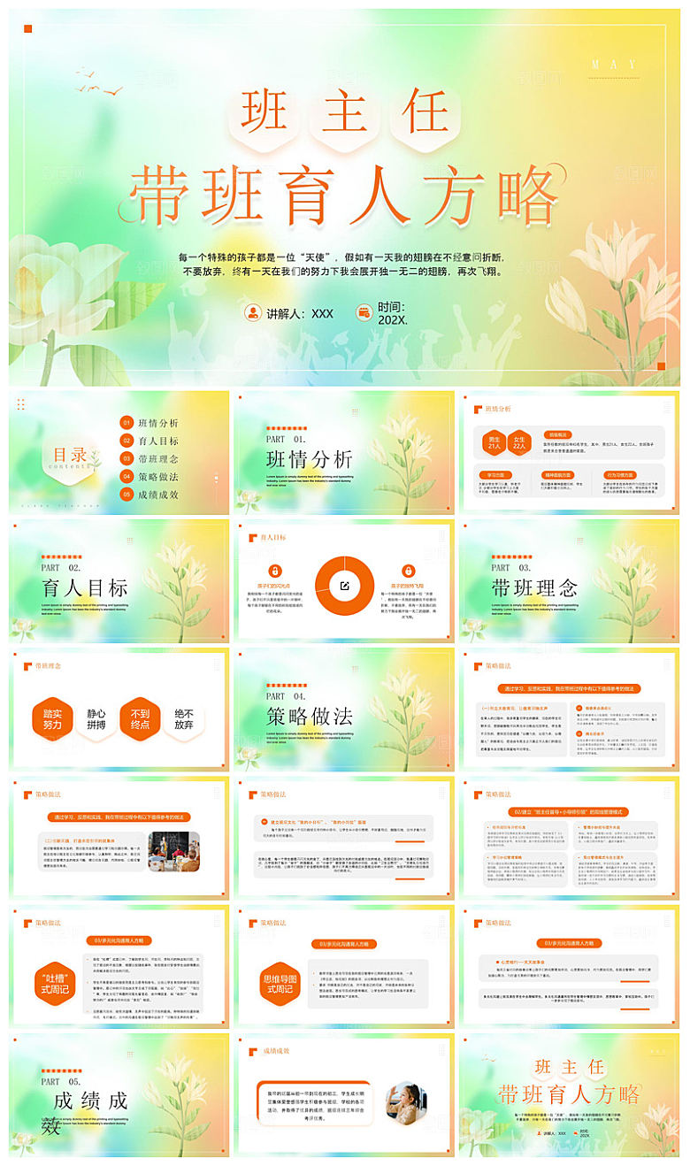 做好一名班主任教师经验交流培训教育课件