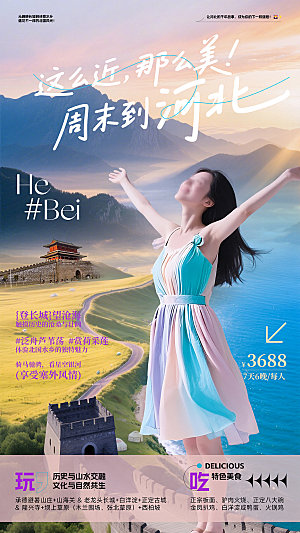 河北旅游宣传海报