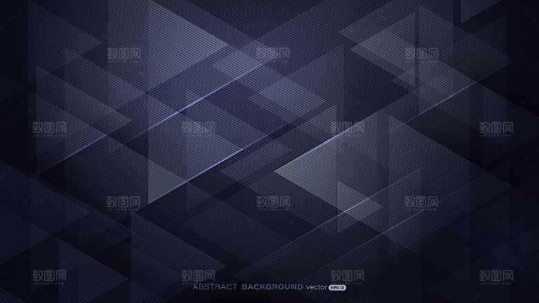 矢量小清新抽象几何重叠立体图形渐变素材