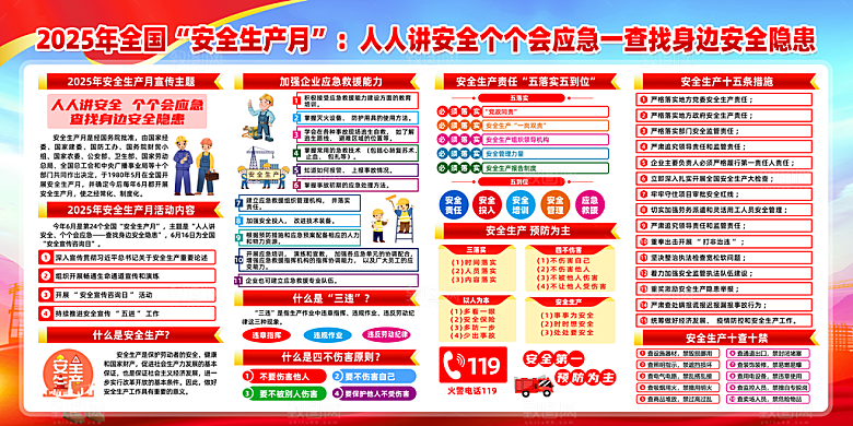 全国安全生产月主题