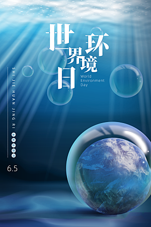 保护地球环境土地荒漠化干旱日节约资源海报