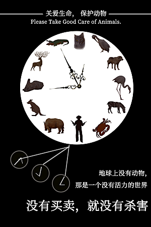 环保湿地动物森林气象海洋日保护环境海报