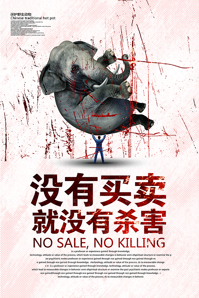 环保湿地动物森林气象海洋日保护环境海报