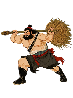 复古古代人物PNG素材