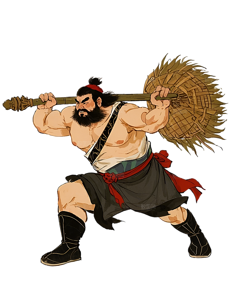 复古古代人物PNG素材