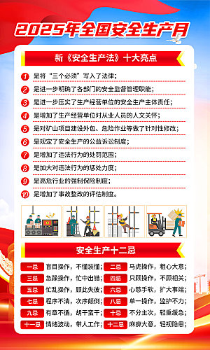 安全生月月宣传海报设计