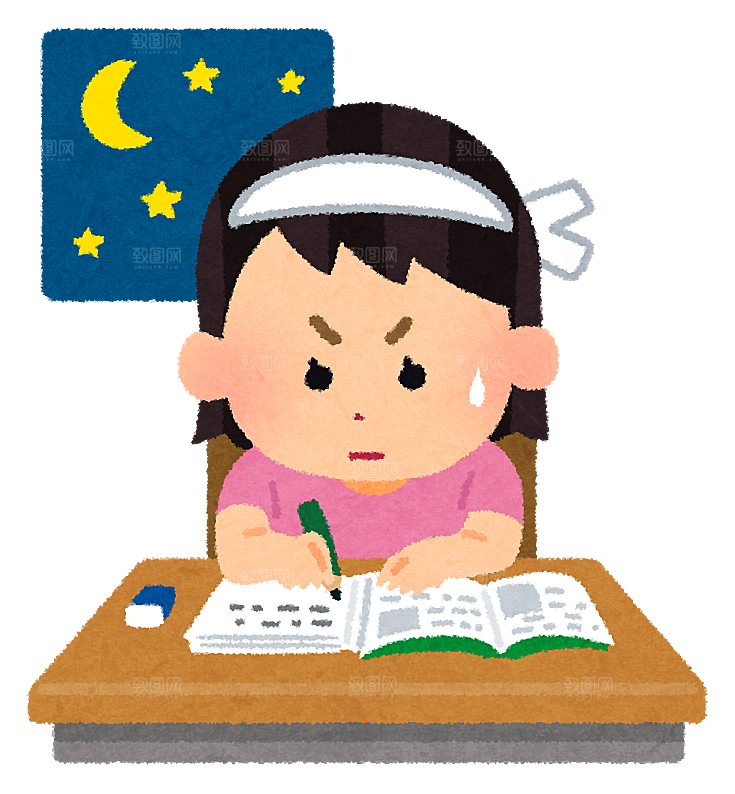 简约大气卡通可爱动物学习素材