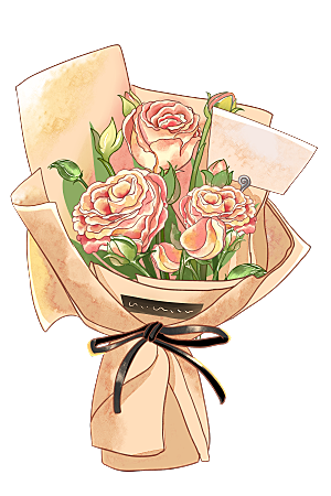 唯美小清新花卉鲜花免扣png元素