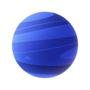 小怪兽怪物宇航员星球太空卡通
