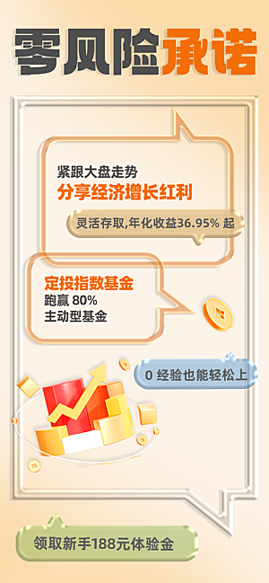 金融理财投资产品基金股票养老办卡银行海报