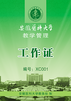 简约大气公司企业工作证