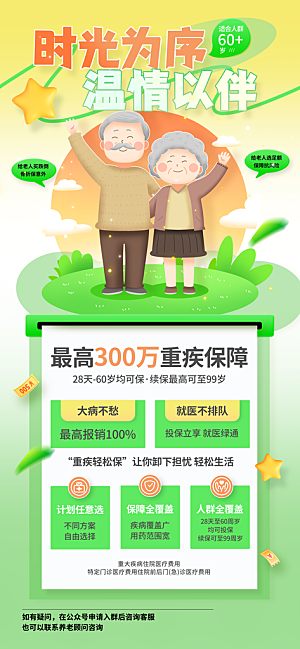 家庭保险保障金融理财宣传PSD海报