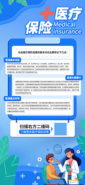 家庭保险保障金融理财宣传PSD海报