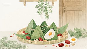 端午节粽子与传统食材
