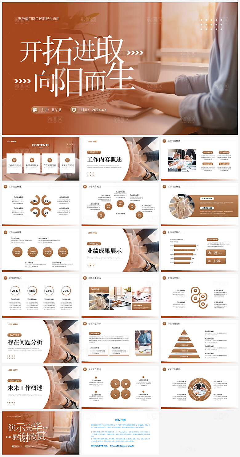 企业年会年终总结述职汇报新年工作规划