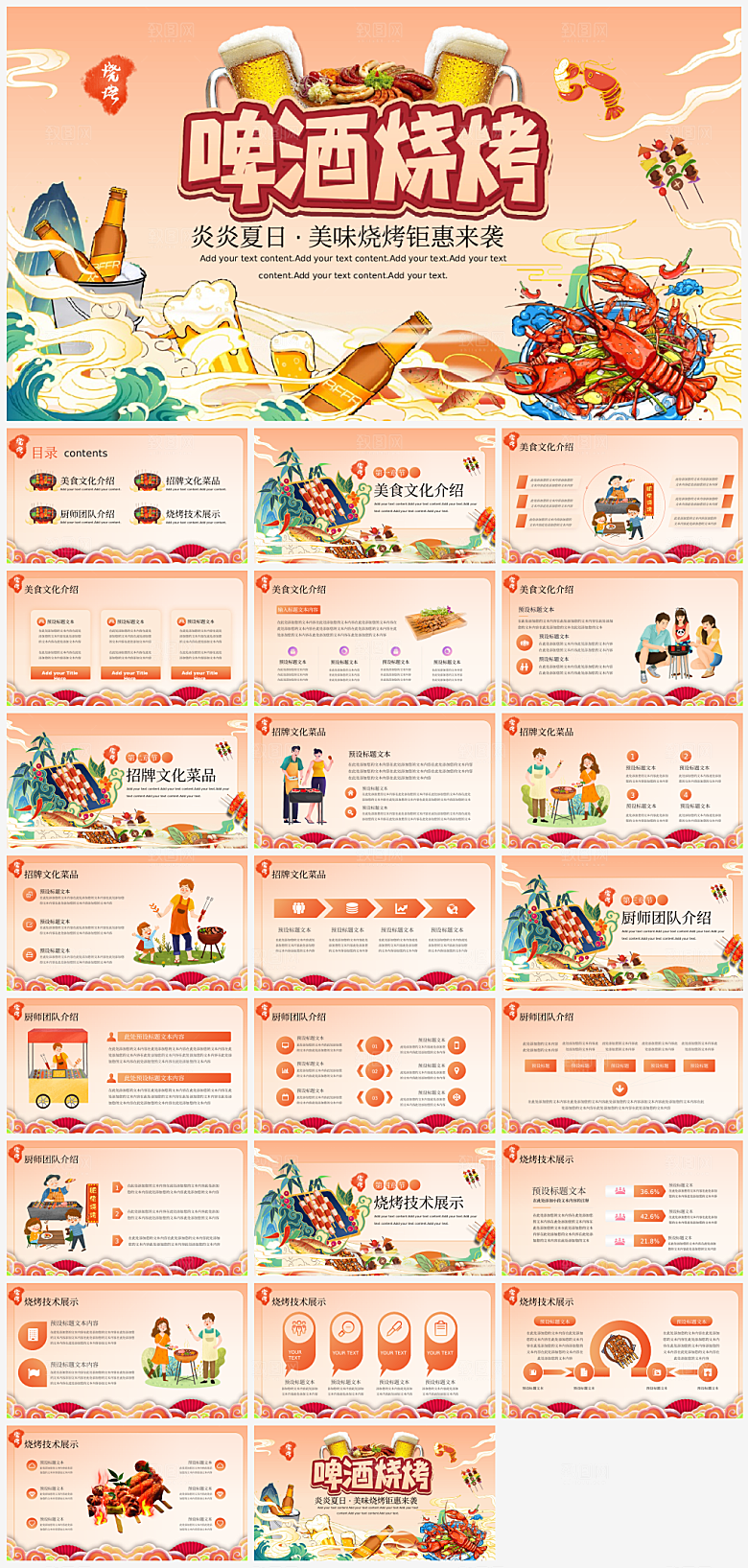 餐饮美食产品介绍宣传营销策划PPT