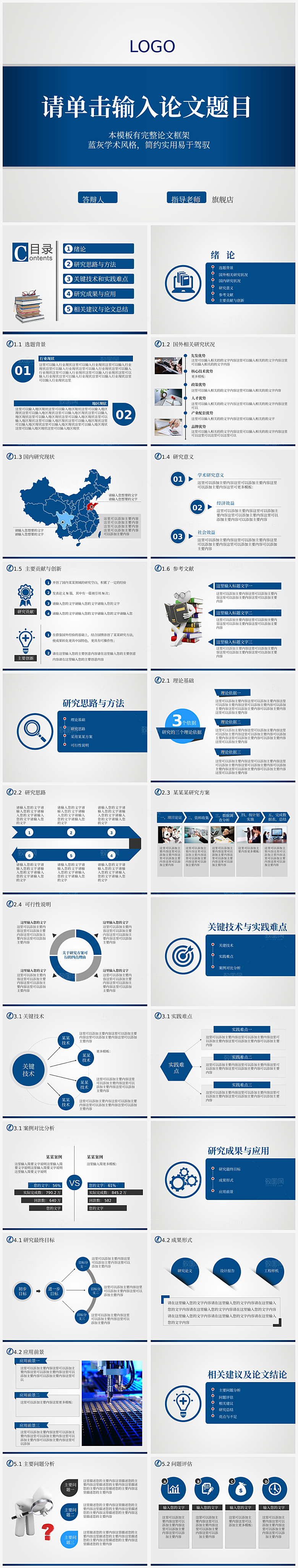 毕业课题论文答辩
