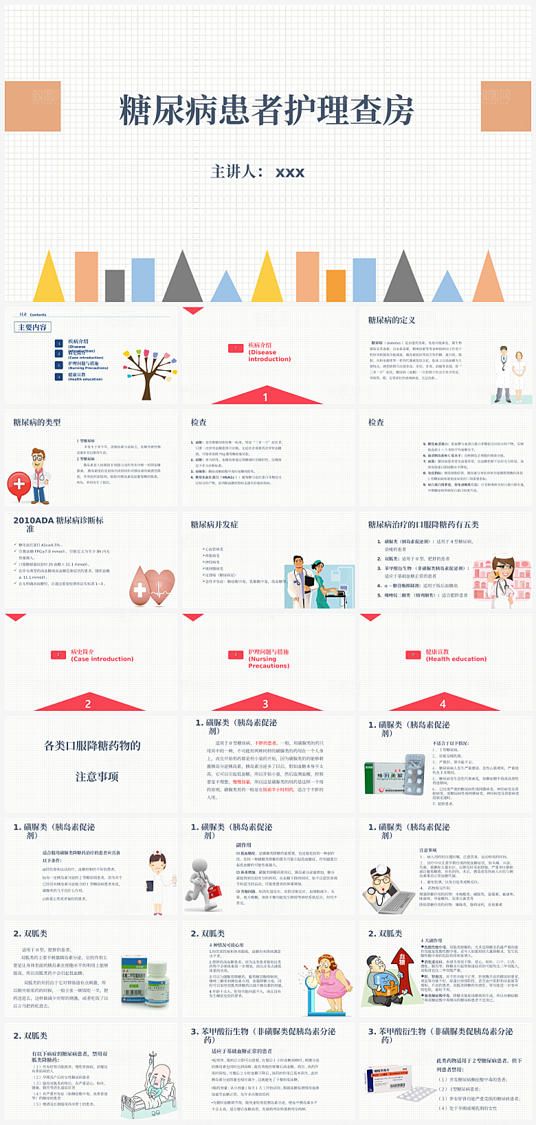 糖尿病患者护理查房