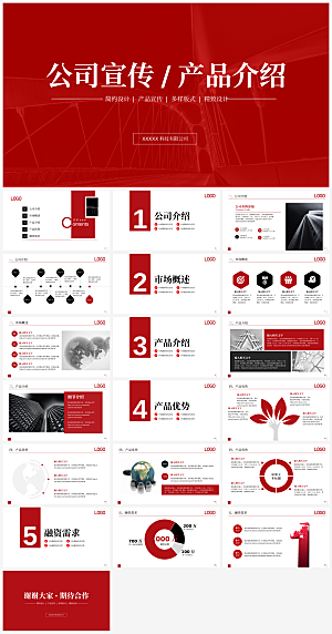 公司产品介绍新品推广企业发布会演讲PPT