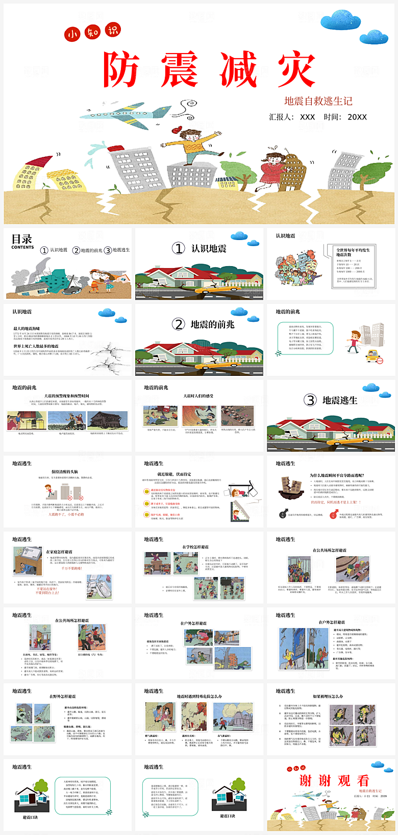 主题地震知识培训PPT