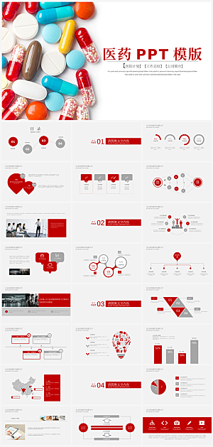 医学医疗科技PPT模板