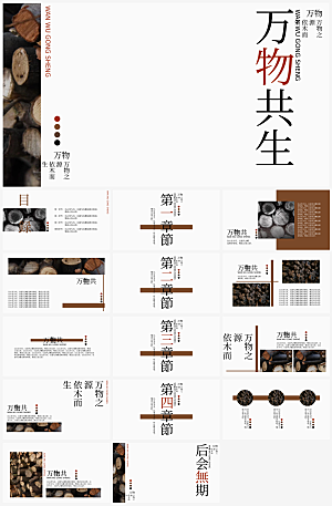古风主题宣传营销策划PPT模板