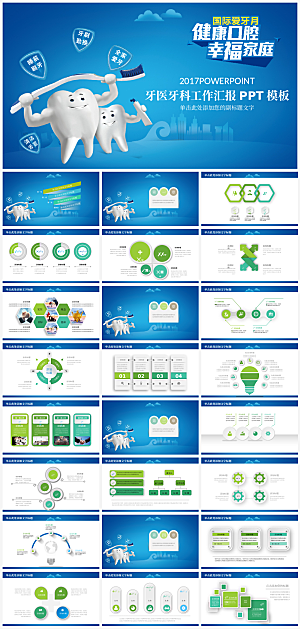 医学医疗科技PPT模板