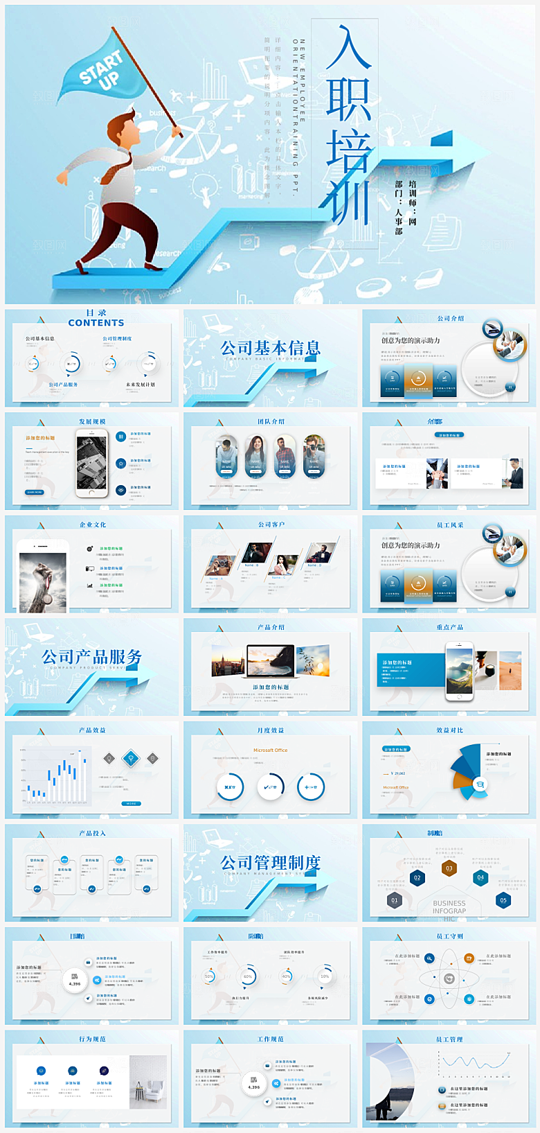 公司员工培训PPT模板