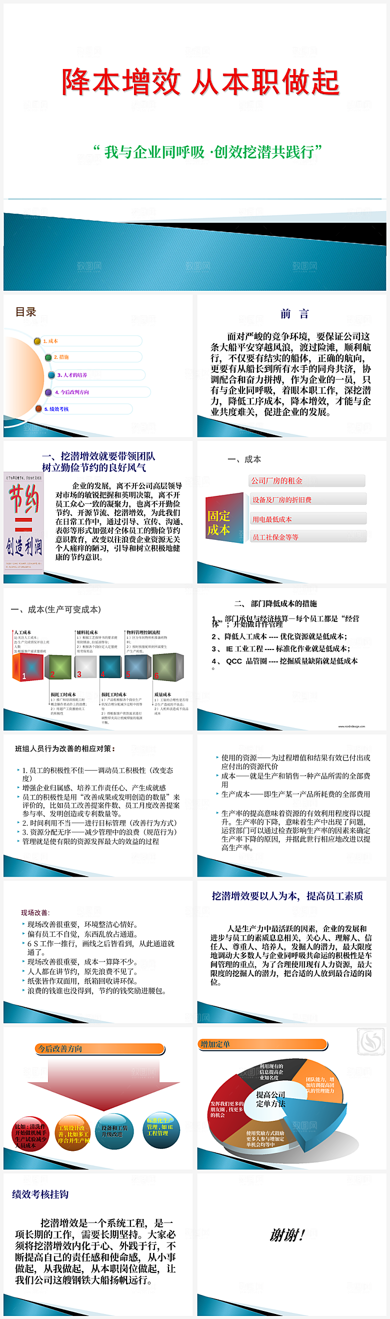 公司开源节流培训PPT
