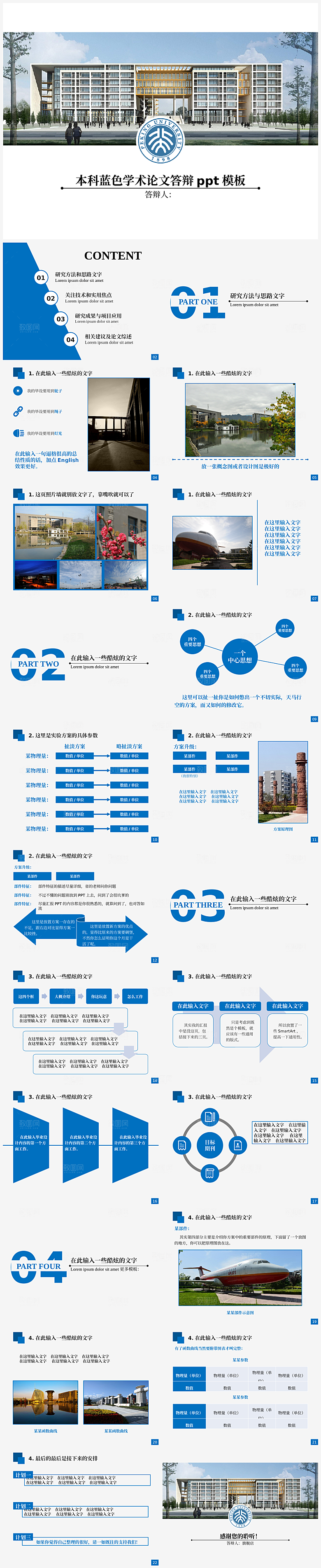 毕业课题论文答辩