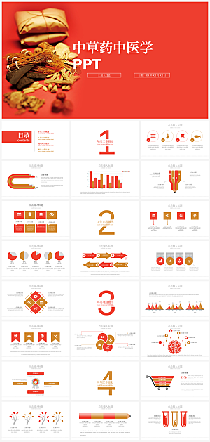 传统中医文化PPT模板