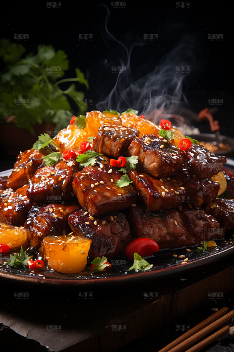 BBQ烧烤聚餐高清摄影图
