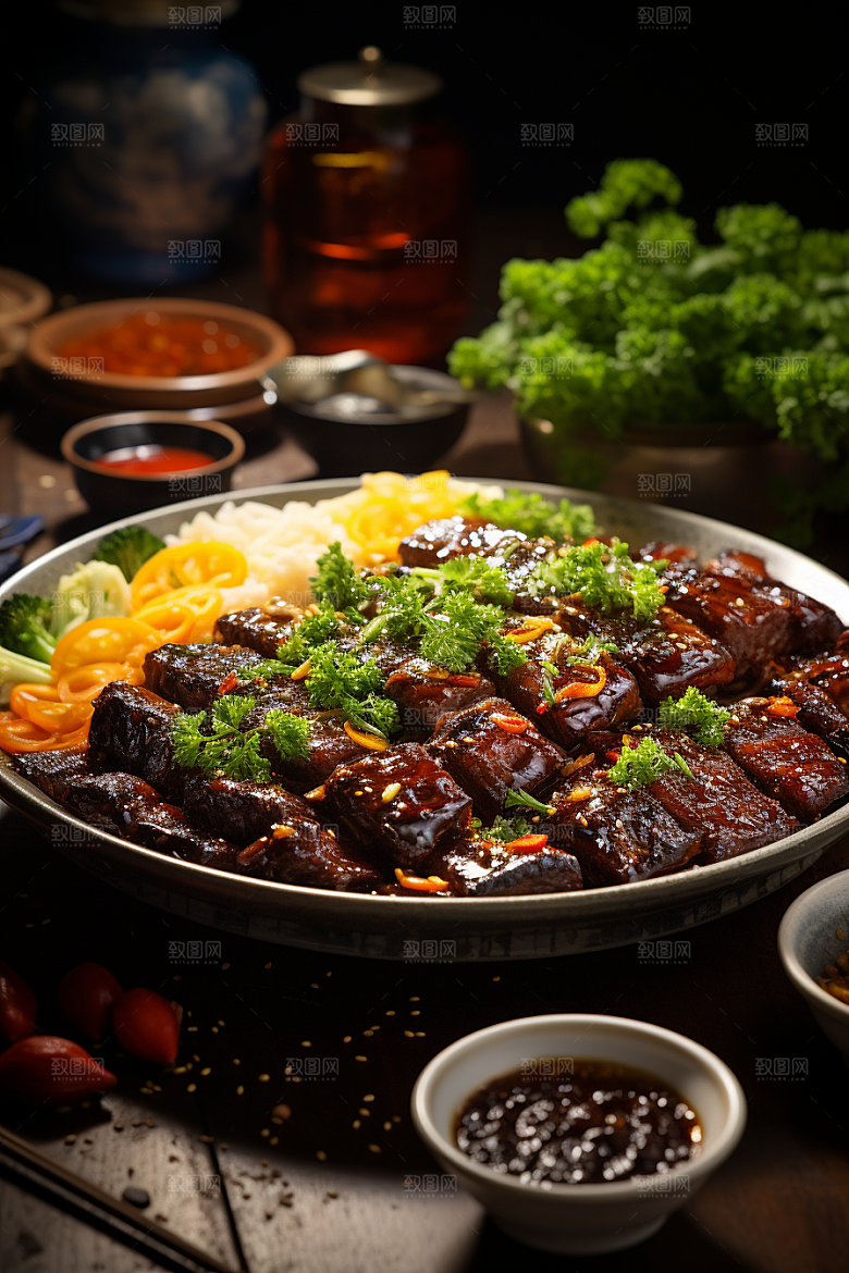 BBQ烧烤高清烤串摄影图