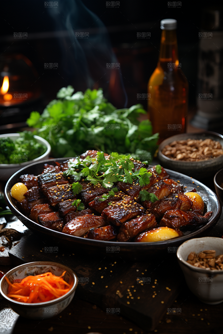 BBQ烧烤火辣聚会摄影图