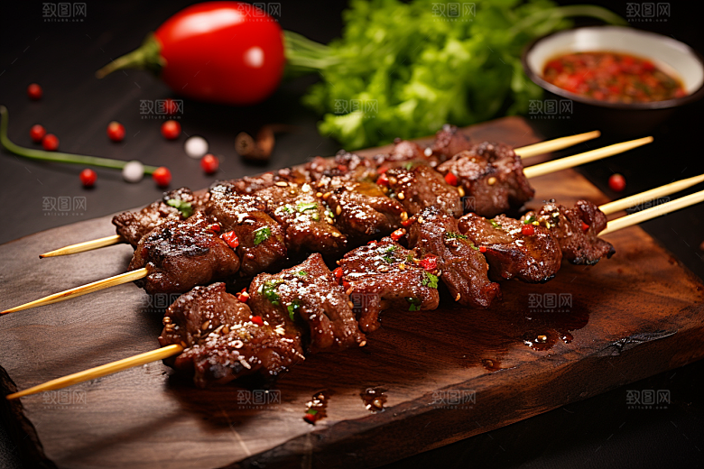 BBQ烧烤广告聚餐摄影图