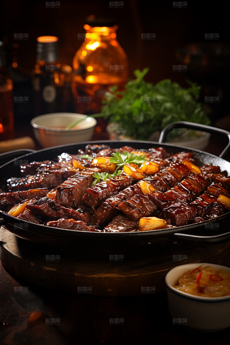 BBQ烧烤美味广告摄影图