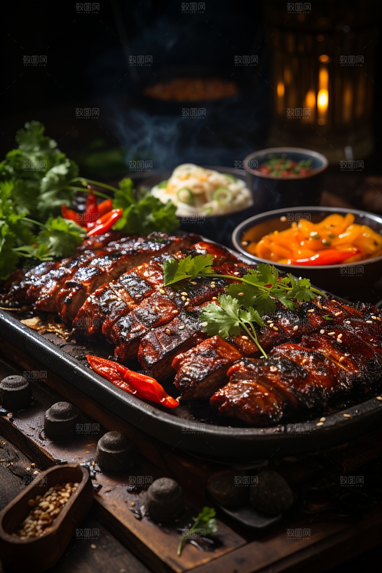BBQ烧烤高清聚会摄影图